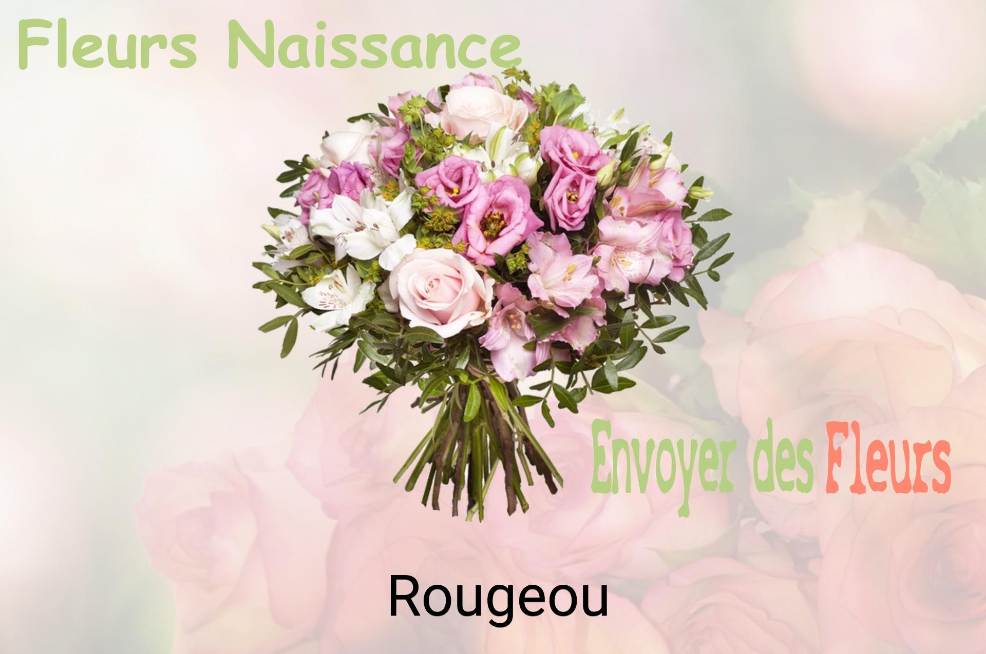 Bouquet de fleurs de naissance livré à Rougeou